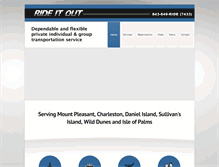 Tablet Screenshot of justrideitout.com